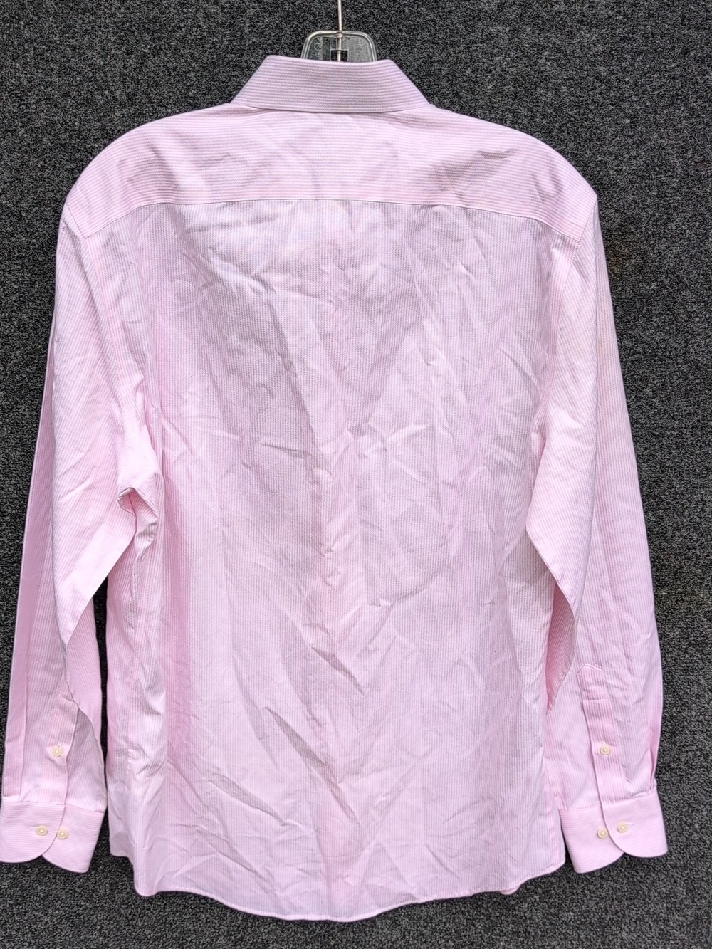 SuitSupply Traveller Dress Shirt Mens 15.5 39 M Pink Striped Slim Fit Button Up - Picture 14 of 14
